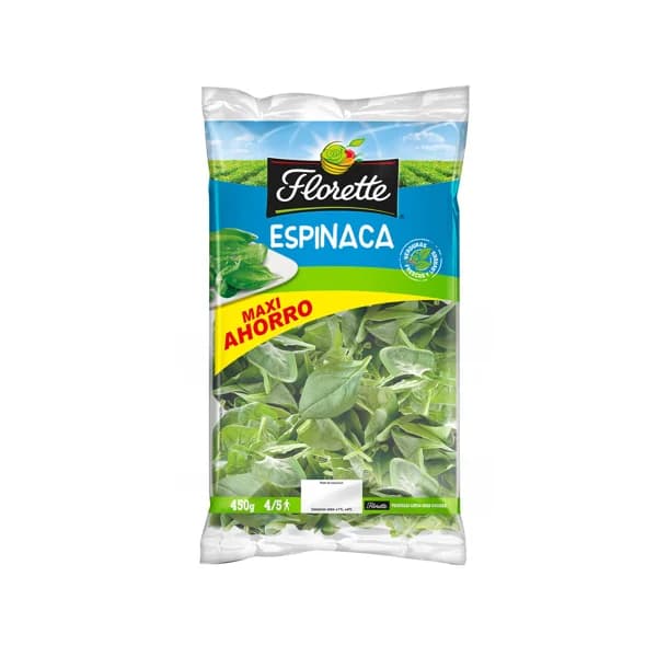 Espinacas Maxi Ahorro FLORETTE 450 g. - 0.45 kg - Imagen del producto en Findit
