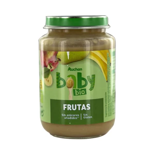 ALCAMPO BABY ECOLÓGICO Tarrito multifrutas (manzana, pera, plátano y naranja) a partir de 4 meses 200 g. - 0.2 kg - Imagen del producto en Findit