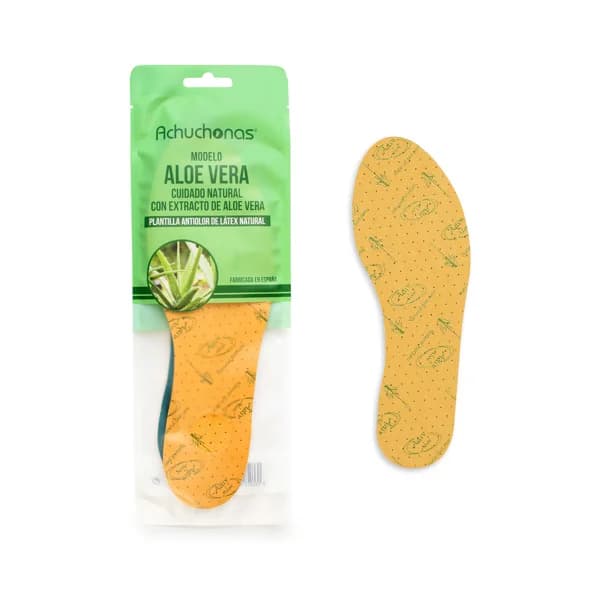 Plantilla antiolor aloe vera ACHUCHONAS, látex natural, talla única 33/45. - 1 ud - Imagen del producto en Findit