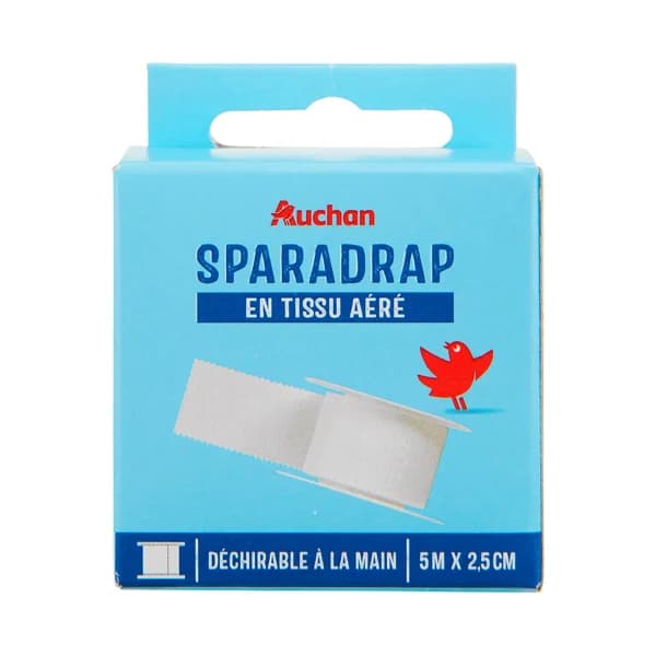 PRODUCTO ALCAMPO Esparadrapo de tela 5 m x  2.5 cm, que puede ser cortado con la mano. - 1 ud - Imagen del producto en Findit