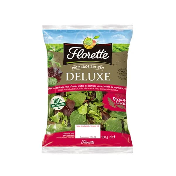 Ensalada Deluxe FLORETTE PRIMEROS BROTES 100 g. - 0.1 kg - Imagen del producto en Findit