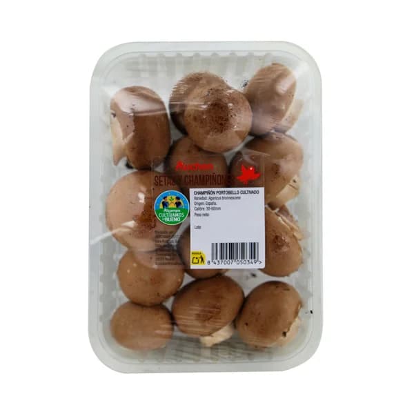 ALCAMPO CULTIVAMOS LO BUENO Champiñones Portobello  250 g. - 0.25 kg - Imagen del producto en Findit