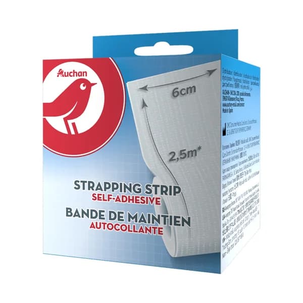 PRODUCTO ALCAMPO Tira de sujección autoadhesiva de 6 cm PRODUCTO ALCAMPO 2.5 m. - 1 ud - Imagen del producto en Findit