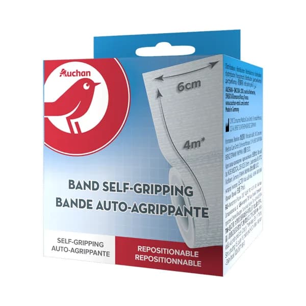 PRODUCTO ALCAMPO Venda autoadherente y reposicionable de 6 cm PRODUCTO ALCAMPO 4 m. - 1 ud - Imagen del producto en Findit