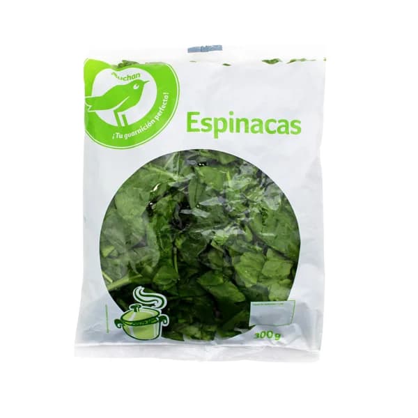 Espinacas troceadas PRODUCTO ECONÓMICO ALCAMPO 300 g. - 0.3 kg - Imagen del producto en Findit