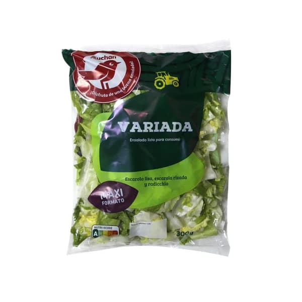 AUCHAN Ensalada Variada Maxi Bolsa de 300 g. Producto Alcampo - 0.3 kg - Imagen del producto en Findit