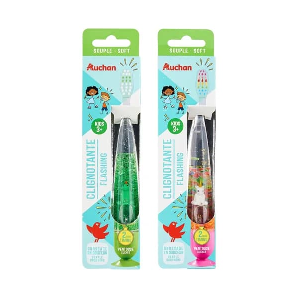 PRODUCTO ALCAMPO Cepillo de dientes infantil (a partir de 3 años) con filamentos suaves. - 1 ud - Imagen del producto en Findit
