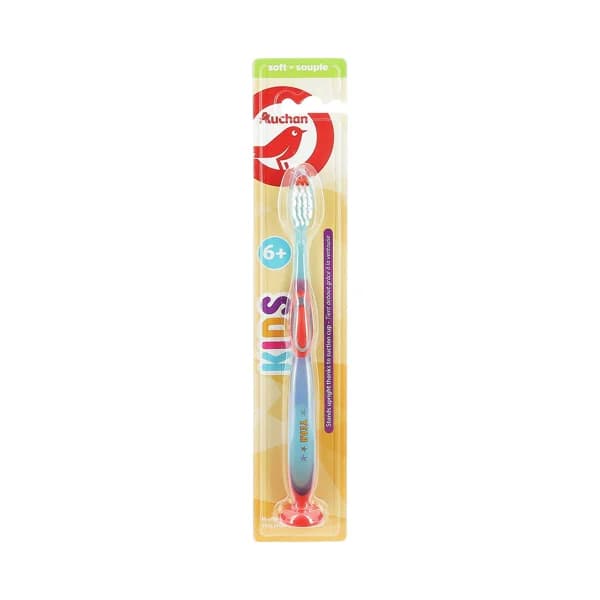 PRODUCTO ALCAMPO Cepillo dental infantil (a partir de 6 años) con cabezal ovalado y filamentos suaves PRODUCTO ALCAMPO. - 1 ud - Imagen del producto en Findit