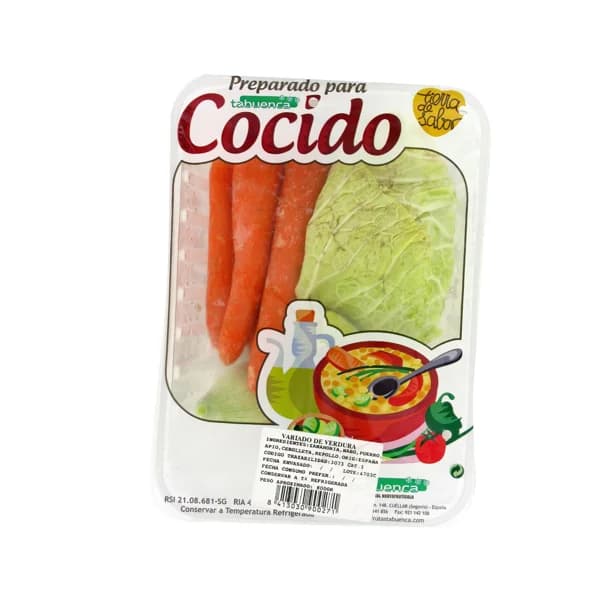 Preparado para cocido bandeja de 800 g. - 0.8 kg - Imagen del producto en Findit