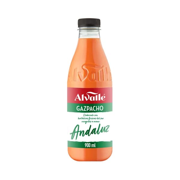 ALVALLE Gazpacho andaluz elaborado con hortalizas frescas del sur 900 ml. - 0.9 l - Imagen del producto en Findit
