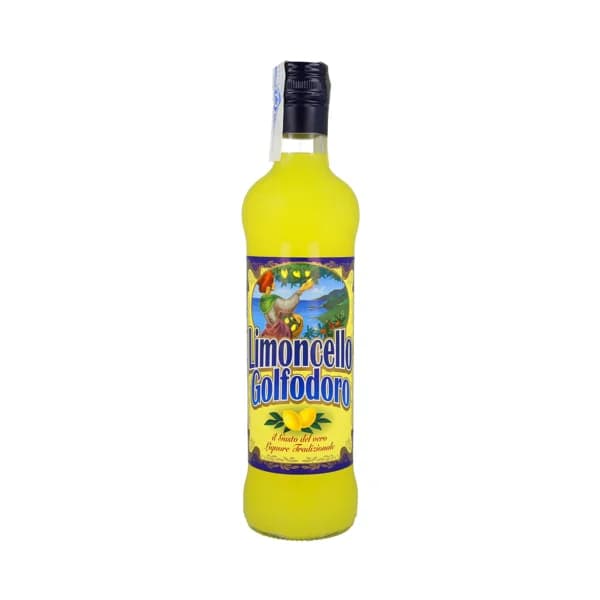 GOLFODORO Licor de limón (limoncello) de origen italiano y elaborado de forma tradicional GOLFODORO botella de 70 cl. - 0.7 l - Imagen del producto en Findit