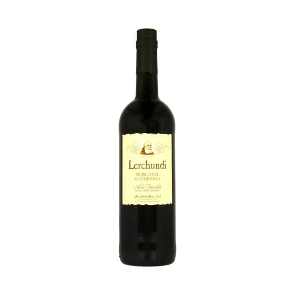 LERCHUNDI  Vino dulce moscatel con D.O. Jerez LERCHUNDI botella de 75 cl. - 0.75 l - Imagen del producto en Findit