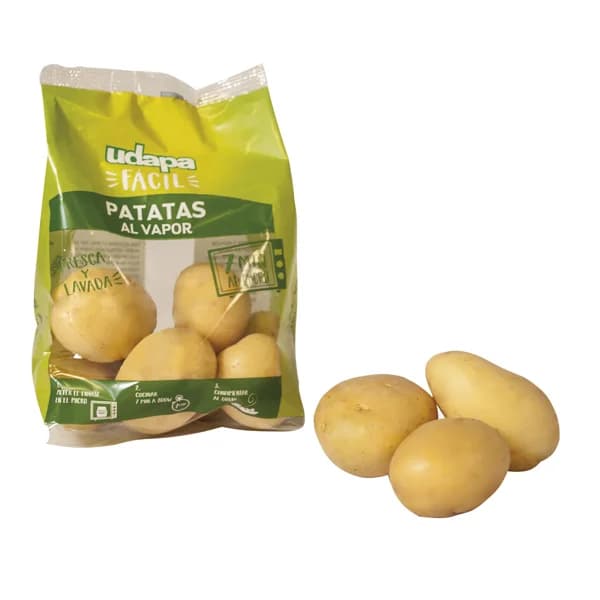 Patatas al vapor, especial microondas UDAPA FÁCIL 400 g. - 0.4 kg - Imagen del producto en Findit