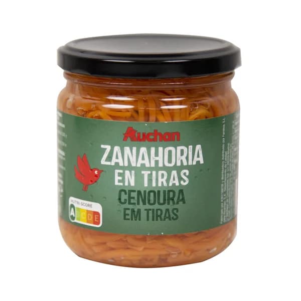 PRODUCTO ALCAMPO Zanahoria en tiras frasco de 210 g. - 0.21 kg - Imagen del producto en Findit