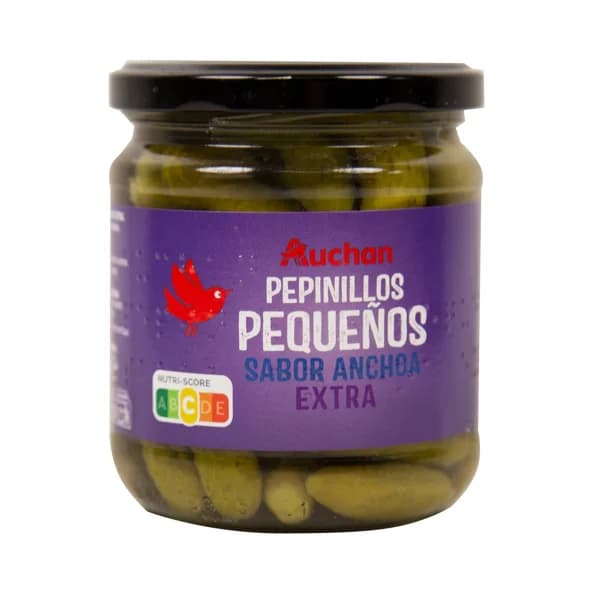 PRODUCTO ALCAMPO Pepinillos pequeños sabor a anchoa PRODUCTO ALCAMPO frasco de 180 g. - 0.18 kg - Imagen del producto en Findit