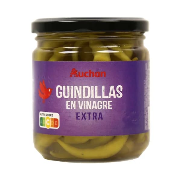 PRODUCTO ALCAMPO Guindillas en vinagre extra PRODUCTO ALCAMPO frasco de 130 g. - 0.13 kg - Imagen del producto en Findit