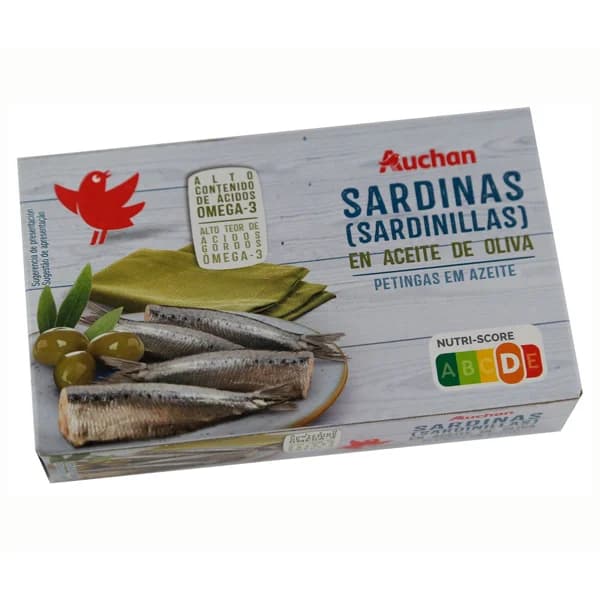 PRODUCTO ALCAMPO Sardinillas en aceite de oliva lata 65 g. - 0.06 kg - Imagen del producto en Findit