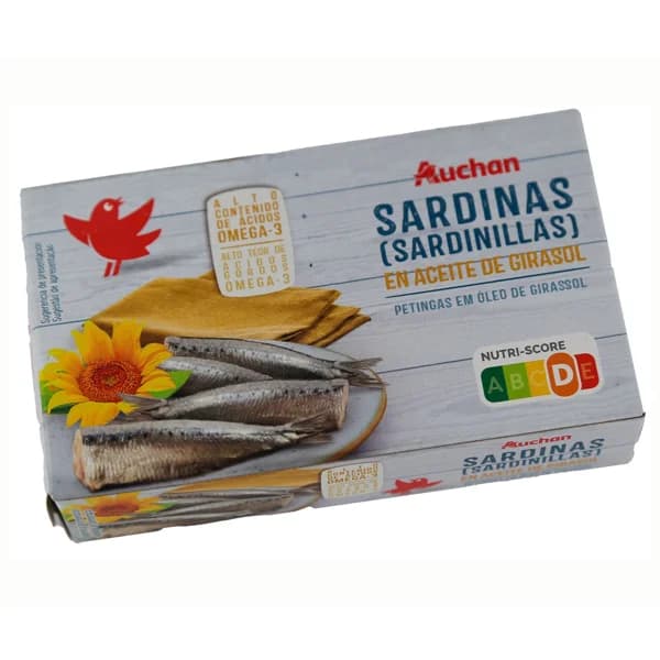PRODUCTO ALCAMPO Sardinillas en aceite de girasol lata 65 g. - 0.06 kg - Imagen del producto en Findit