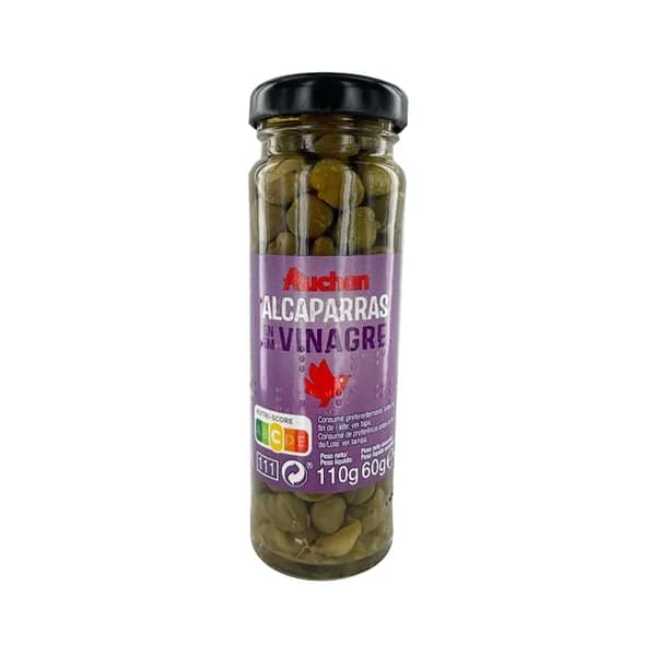PRODUCTO ALCAMPO Alcaparras extra PRODUCTO ALCAMPO frasco de 110 g. - 0.06 kg - Imagen del producto en Findit