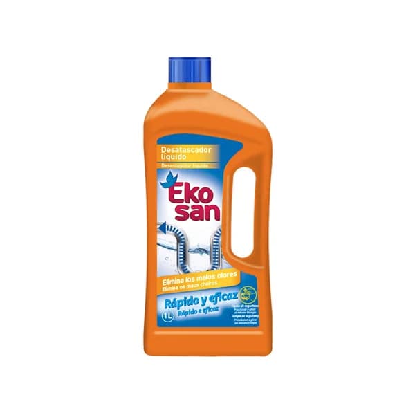 EKOSAN Desatascador de tuberías líquido EKOSAN 1 l. - 1 l - Imagen del producto en Findit