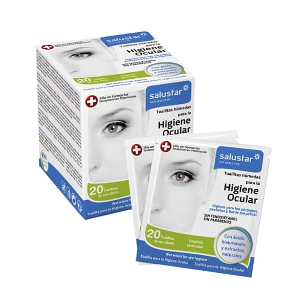 SALUSTAR Toallitas húmedas para la higiene ocular 20 uds. - 1 ud - Imagen del producto en Findit