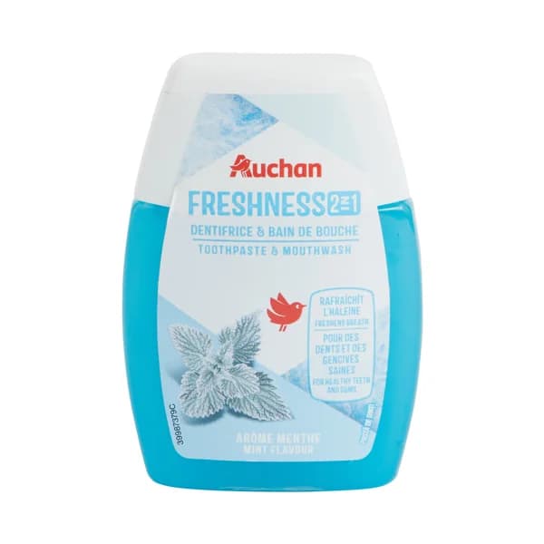 PRODUCTO ALCAMPO Pasta de dientes y enjuague bucal con sabor a menta PRODUCTO ALCAMPO 75 ml. - 0.08 l - Imagen del producto en Findit