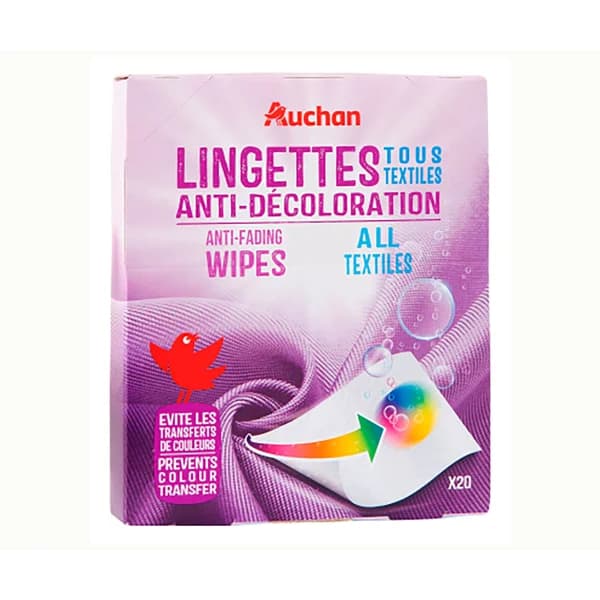 PRODUCTO ALCAMPO Toallitas antidecoloración para lavadoras PRODUCTO ALCAMPO 20 uds. - 1 ud - Imagen del producto en Findit
