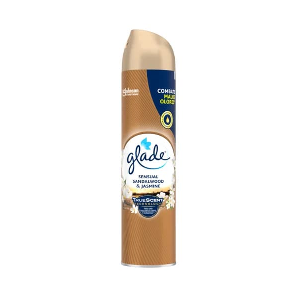 GLADE Ambientador en spray con fragancia a madera de sandalo y jazmín 300 ml. - 0.3 l - Imagen del producto en Findit