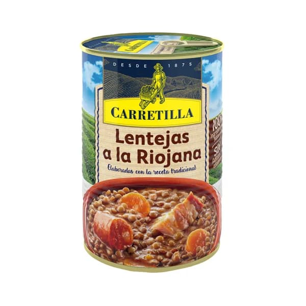 CARRETILLA Lenteja a la Riojana CARRETILLA 430 g - 0.43 kg - Imagen del producto en Findit