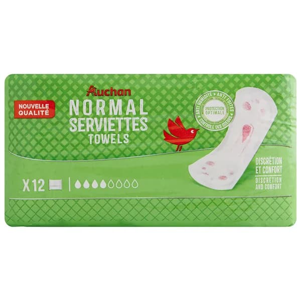 PRODUCTO ALCAMPO Compresa de incontinencia normal, para mujeres con pérdidas de orina leves a moderadas 12 uds. - 1 ud - Imagen del producto en Findit