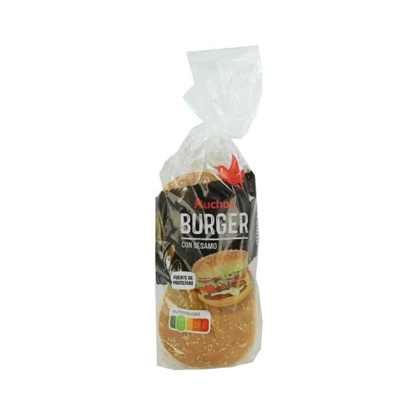 PRODUCTO ALCAMPO Pan burguer con sésamo 4 uds. 220 g. - 0.2 kg - Imagen del producto en Findit