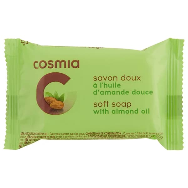 COSMIA Pastilla de jabón de tocador con aceite de almendras 90 g. - 0.09 kg - Imagen del producto en Findit