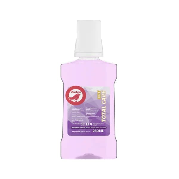 PRODUCTO ALCAMPO Enjuague bucal de uso diario, con 6 acciones y sabor a menta PRODUCTO ALCAMPO Total care 250 ml. - 0.25 l - Imagen del producto en Findit