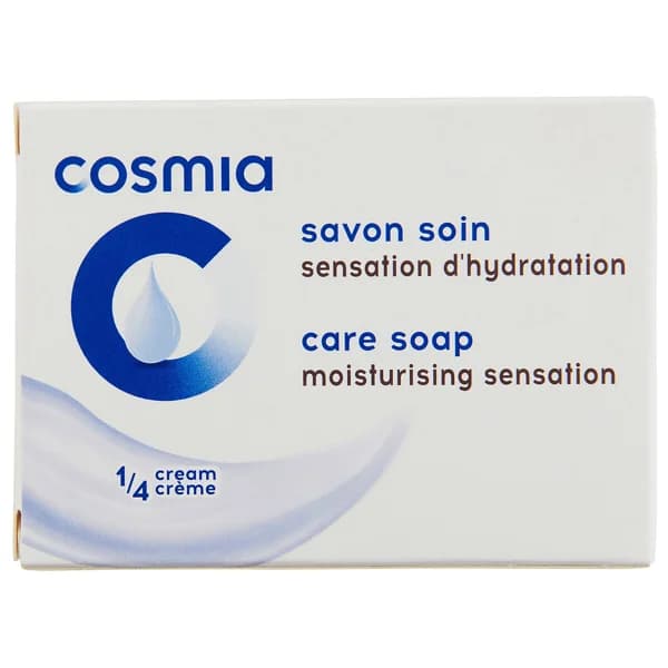 COSMIA Pastilla de jabón hidrantante con 1/4 de crema 90 g. - 0.09 kg - Imagen del producto en Findit