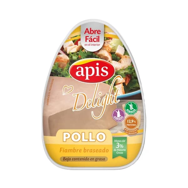 APIS Fiambre de pollo braseado APIS 220 gr - 0.22 kg - Imagen del producto en Findit