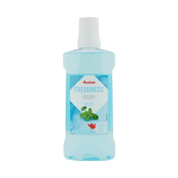 PRODUCTO ALCAMPO Enjuague bucal de uso diario, 0% alcohol y sabor a menta 500 ml. - 0.5 l - Imagen del producto en Findit