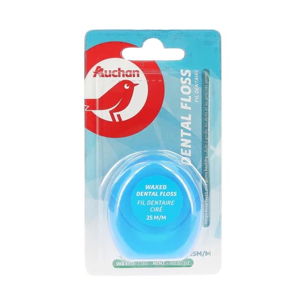 PRODUCTO ALCAMPO Hilo dental con cera y sabor a menta PRODUCTO ALCAMPO 25 m. - 1 ud - Imagen del producto en Findit