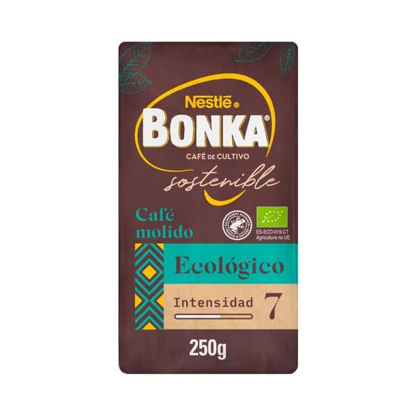 BONKA Cafè molido ecológico BONKA 220 g. - 0.25 kg - Imagen del producto en Findit
