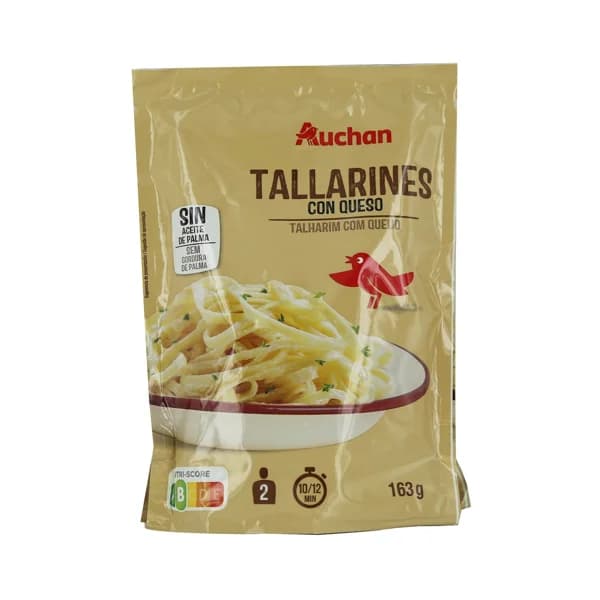 PRODUCTO ALCAMPO Tallarines al queso 163 g. - 0.16 kg - Imagen del producto en Findit