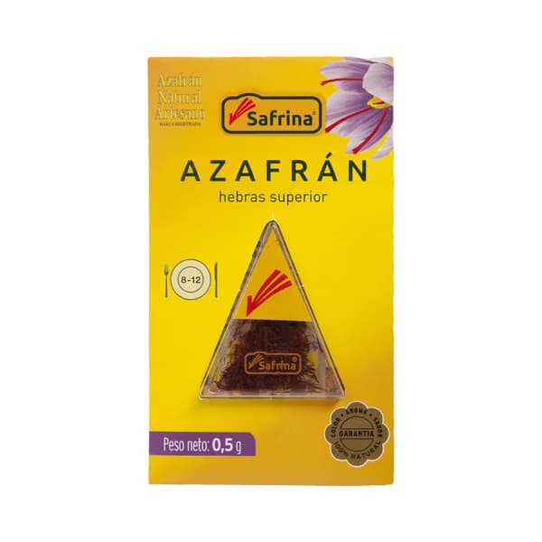 SAFRINA Azafrán en hebra SAFRINA 0,5 g. - 1 ud - Imagen del producto en Findit