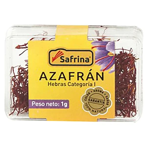 SAFRINA Azafrán superior en hebras SAFRINA blister 1 g. - 1 ud - Imagen del producto en Findit