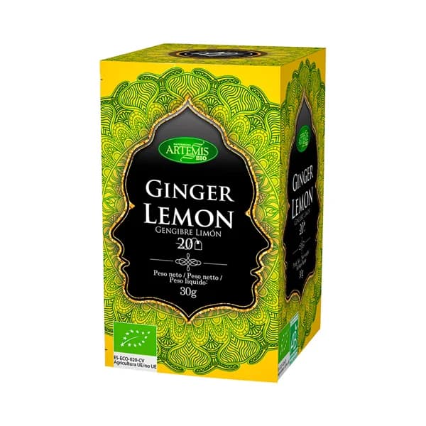 ARTEMIS Infusión de jengibre y limón 20 uds. 30 g. - 1 ud - Imagen del producto en Findit