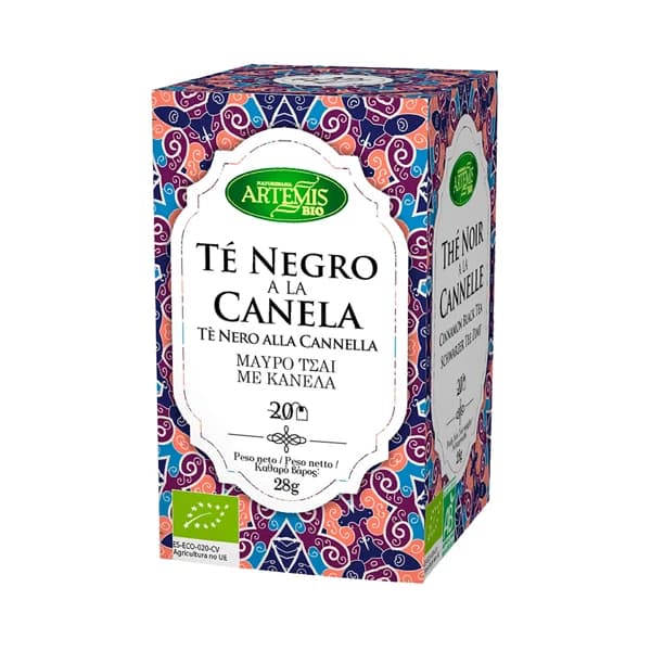 ARTEMIS Té negro con canela BIO 20 uds. 28 g. - 1 ud - Imagen del producto en Findit
