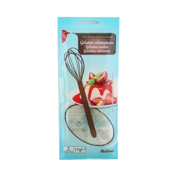 PRODUCTO ALCAMPO Gelatina láminas PRODUCTO ALCAMPO 9 x 17 g. - 0.02 kg - Imagen del producto en Findit