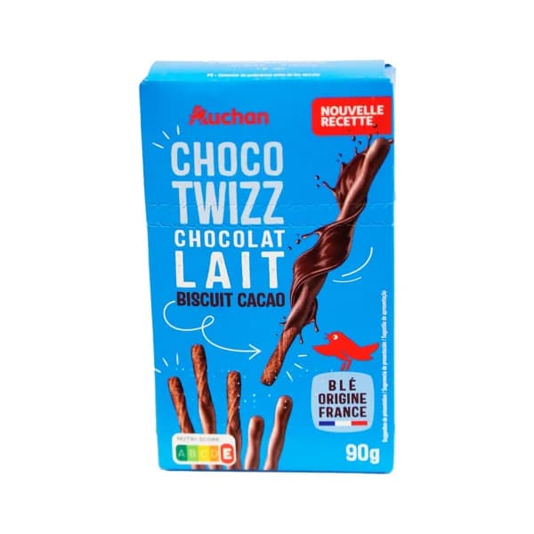 PRODUCTO ALCAMPO Galletas en forma de palitos cubiertas de chocolate 90 g. - 0.09 kg - Imagen del producto en Findit