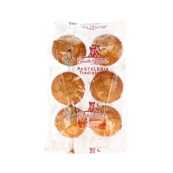 CASTILLO DE MORILES Magdalenas con aceite de oliva 6 uds. - 0.36 kg - Imagen del producto en Findit