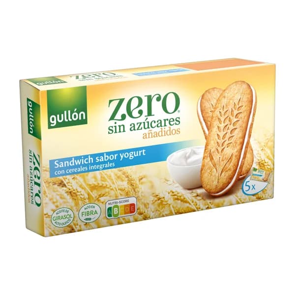 GULLÓN Zero Galletas rellena de crema sin azúcares añadidos 220 g. - 0.22 kg - Imagen del producto en Findit