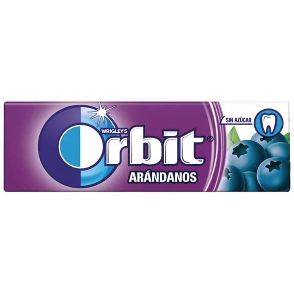 ORBIT Chicles con sabor a arándanos ORBIT 14 g. - 1 ud - Imagen del producto en Findit