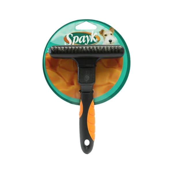 SPAYK Cepillo rastrillo con cabezal flotante y 20 dientes para perros SPAYK 1 ud. - 1 ud - Imagen del producto en Findit