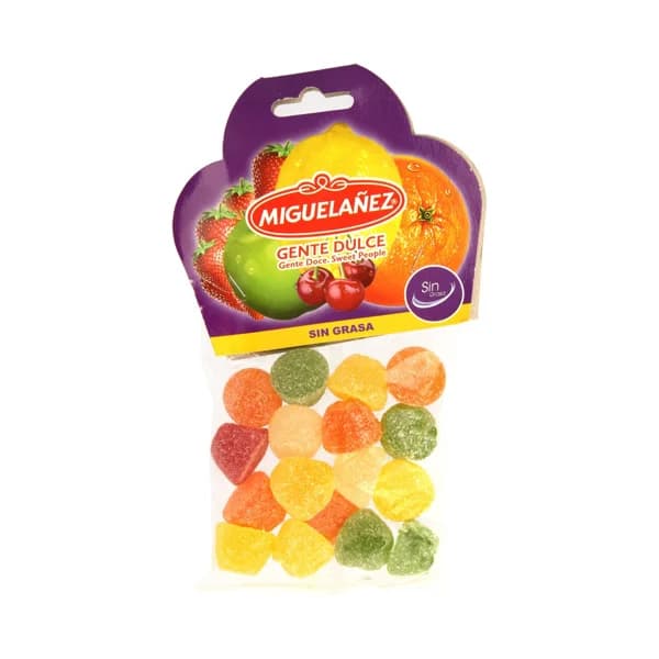 MIGUELAÑEZ Caramelos de goma de colores con sabor a frutas (sin grasa) MIGUELAÑEZ 150 gr, - 0.15 kg - Imagen del producto en Findit